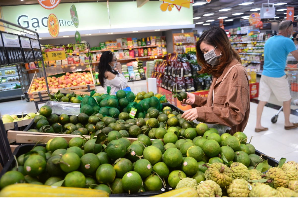 Thực phẩm hữu cơ được người dân tin dùng và lựa chọn. Ảnh: Quang Định