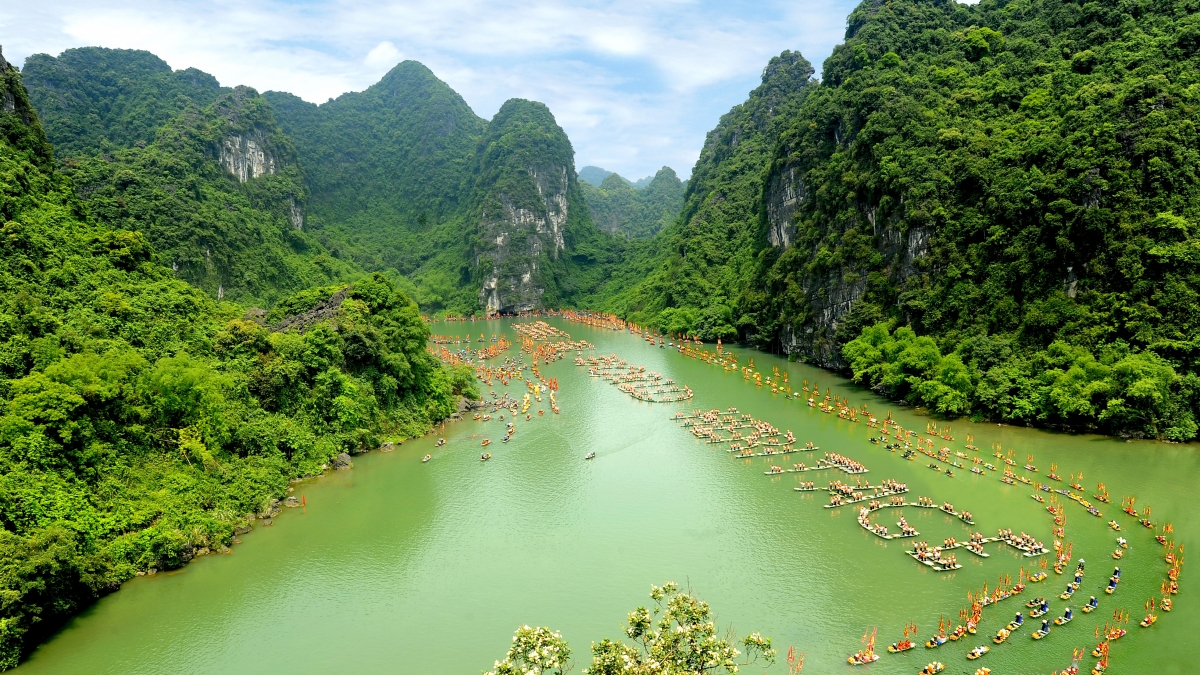 Quần thể danh thắng Tràng An xuất sắc giành danh hiệu “Best of the Best” 2025. Ảnh: Sở Du lịch Ninh Bình