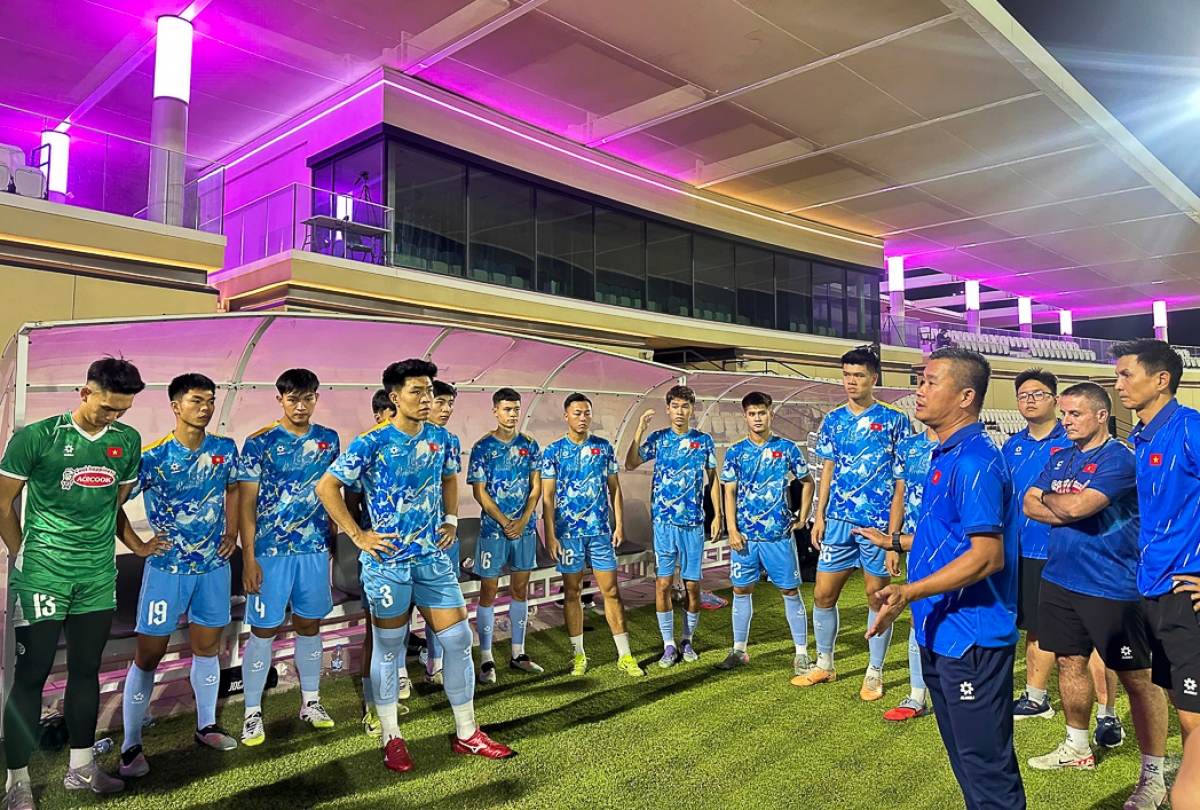 Tuyển U23 Việt Nam có chuyến tập huấn quan trọng tại UAE để chuẩn bị cho SEA Games (ảnh: VFF)