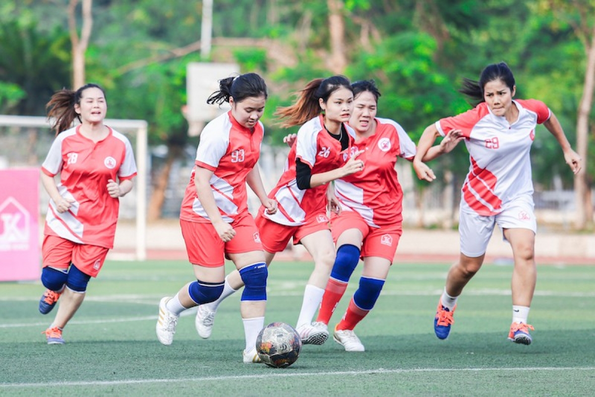 Carefor Cup 2025 là mùa giải thứ hai của giải bóng đá nữ 7 người VĐQG (ảnh: Vietfootball)