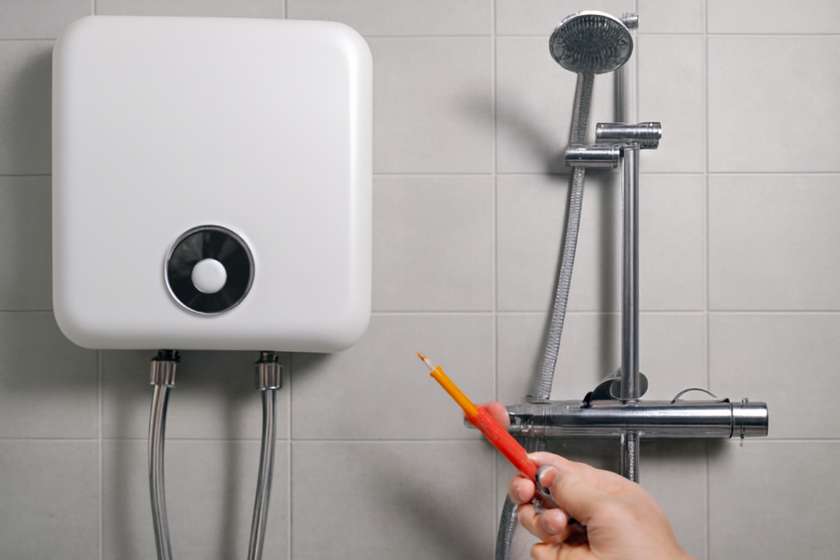Không loại trừ khả năng thiết bị chống giật của bình nóng lạnh bị hỏng. Khi đó bình sẽ không có khả năng bảo vệ chúng ta khỏi nguy cơ điện giật