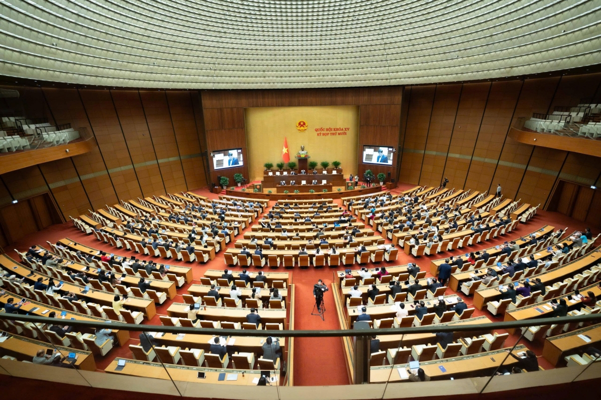 Kì họp thứ 10, Quốc hội khóa XV bế mạc vào ngày 11/12 (Ảnh: Quốc hội)