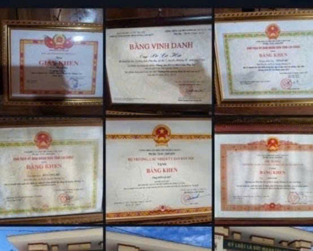 Thành quả của Nghị lực và Ý chí: Bộ sưu tập Bằng khen, Giấy khen, Bằng vinh danh các cấp (Bộ, ngành Trung ương, tỉnh Lai Châu...) ghi nhận, biểu dương những đóng góp và tinh thần vượt khó, vươn lên thoát nghèo, làm giàu chính đáng của anh Pờ Lò Hừ, Bí thư Chi bộ bản Pha Bu, xã Pa Ủ, tỉnh Lai Châu.