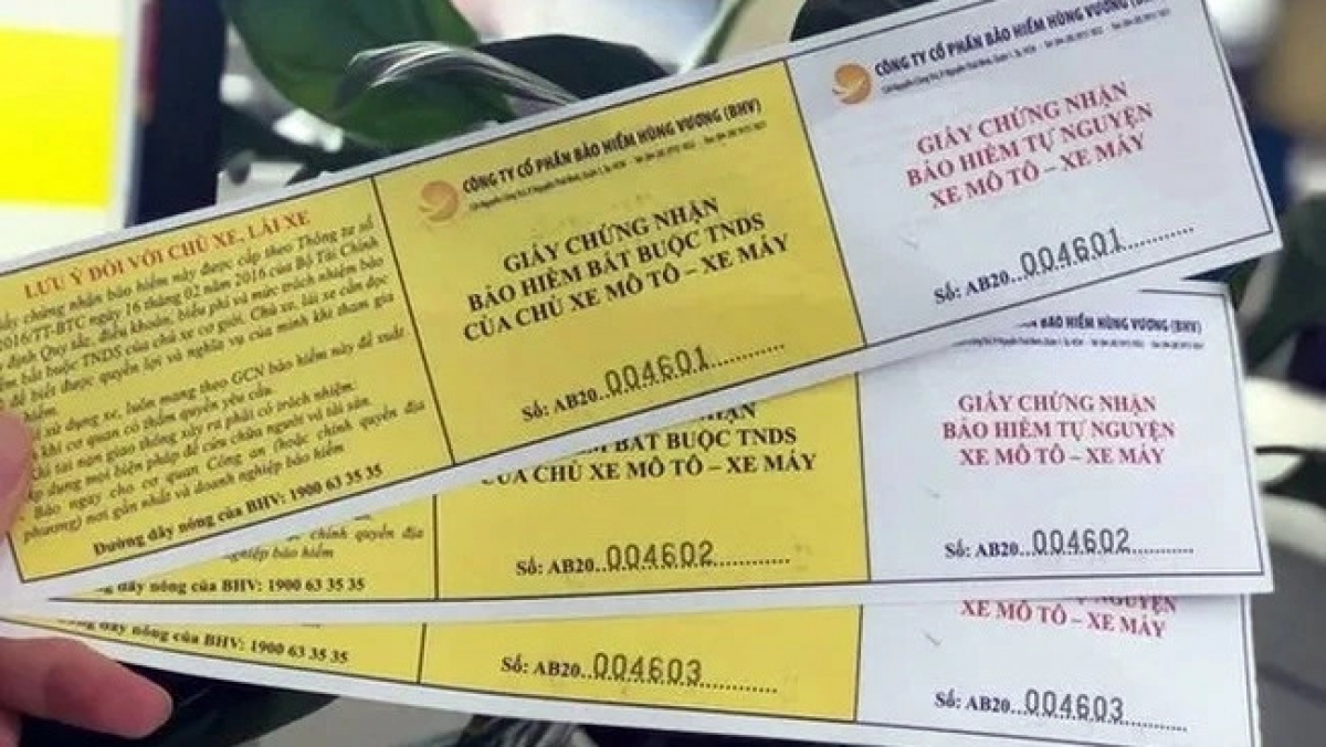 Bảo hiểm bắt buộc xe máy mang ý nghĩa nhân văn lớn ( Ảnh nguồn: báo Dân trí)