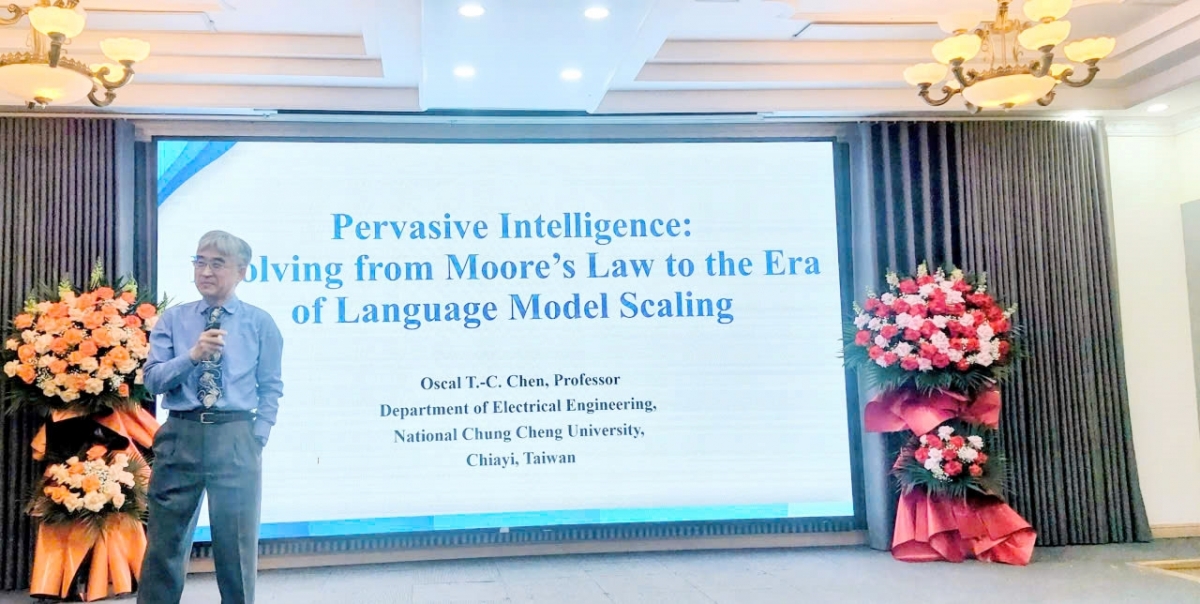 GS.TS. Oscal Tzyh-Chiang Chen, Đại học Quốc lập Trung Chính, Đài Loan (Trung Quốc)
( Ảnh : VNU )