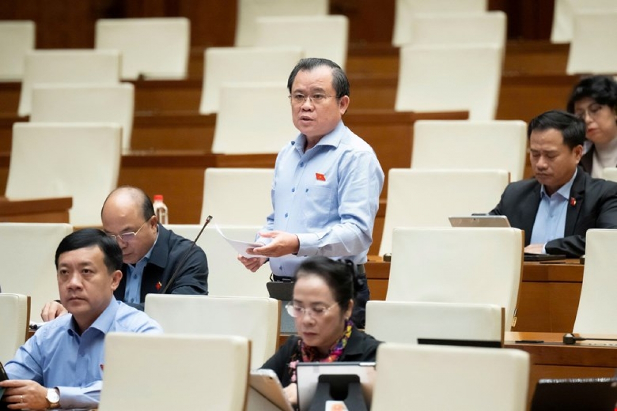 Đại biểu Nguyễn Tâm Hùng, Đoàn ĐBQH Thành phố Hồ Chí Minh. Ảnh: Quochoi.vn