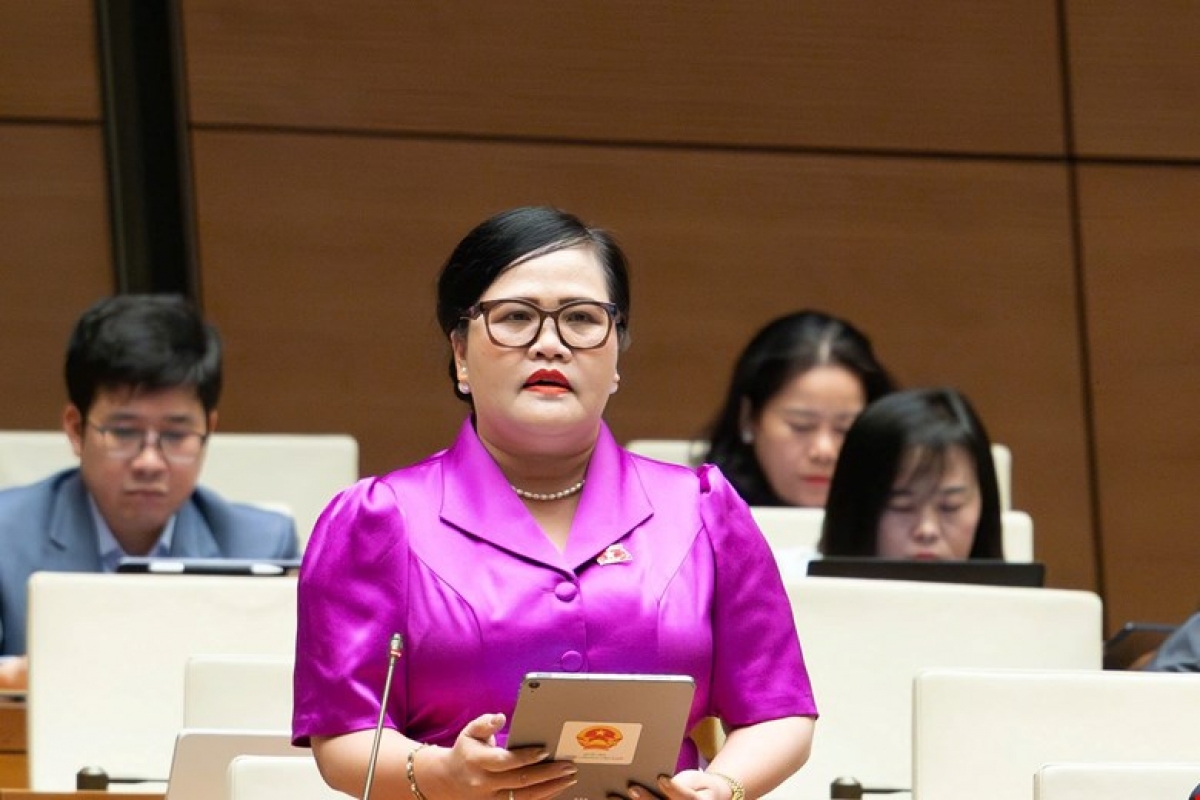 Đại biểu Nguyễn Thị Sửu, Đoàn ĐBQH thành phố Huế. Ảnh: Quochoi.vn