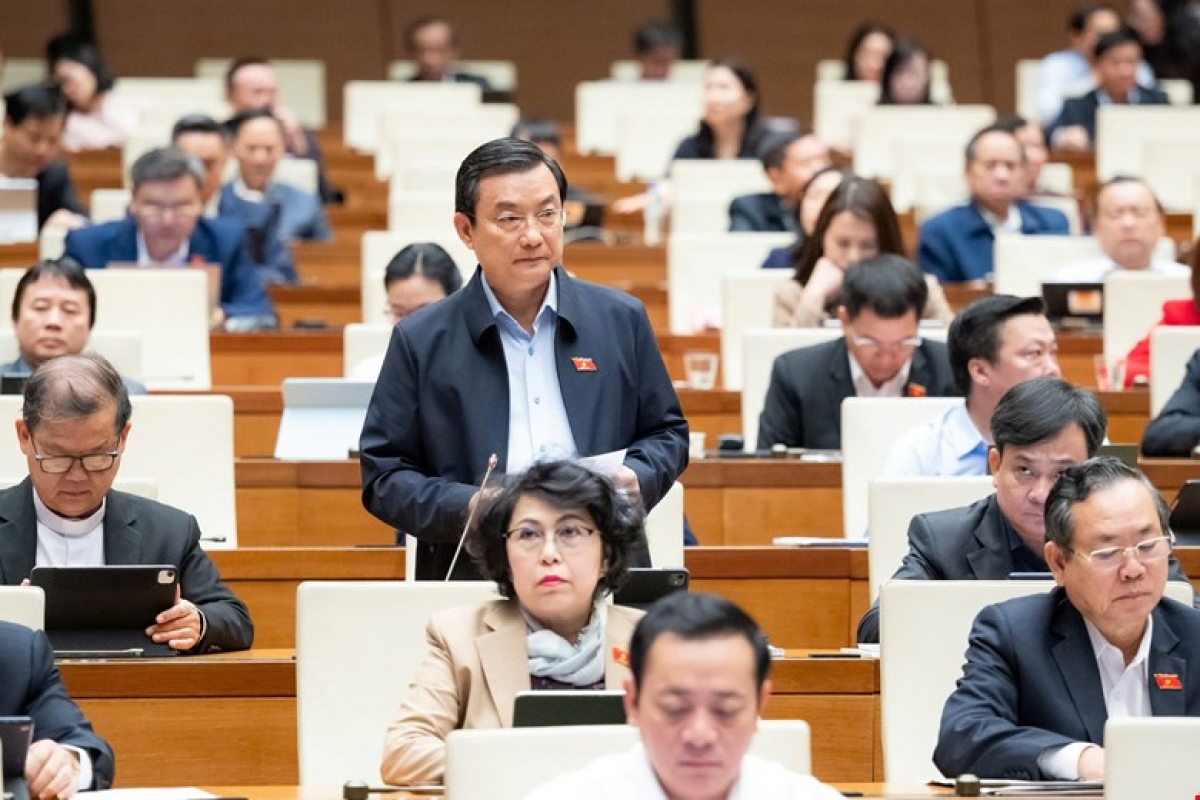 Đại biểu Phạm Trọng Nhân, Đoàn ĐBQH Thành phố Hồ Chí Minh. Ảnh: quochoi.vn