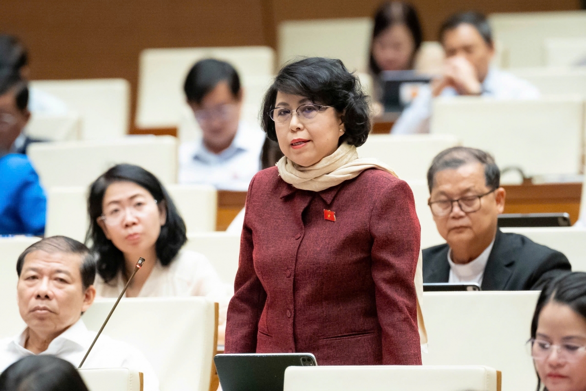 Đại biểu Tô Thị Bích Châu (Đoàn ĐBQH Thành phố Hồ Chí Minh). (Ảnh: Quốc hội)