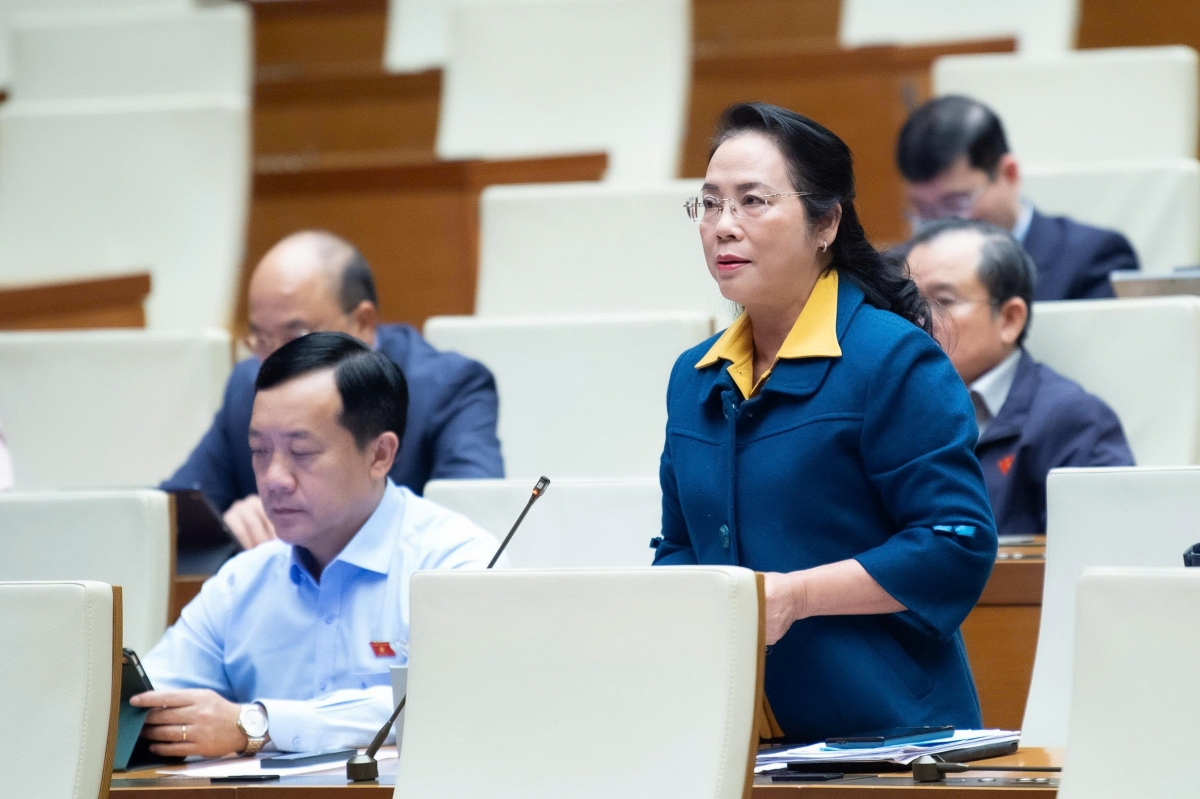 Đại biểu Trần Kim Yến, Đoàn ĐBQH thành phố Hồ Chí Minh
(Ảnh Quốc hội)