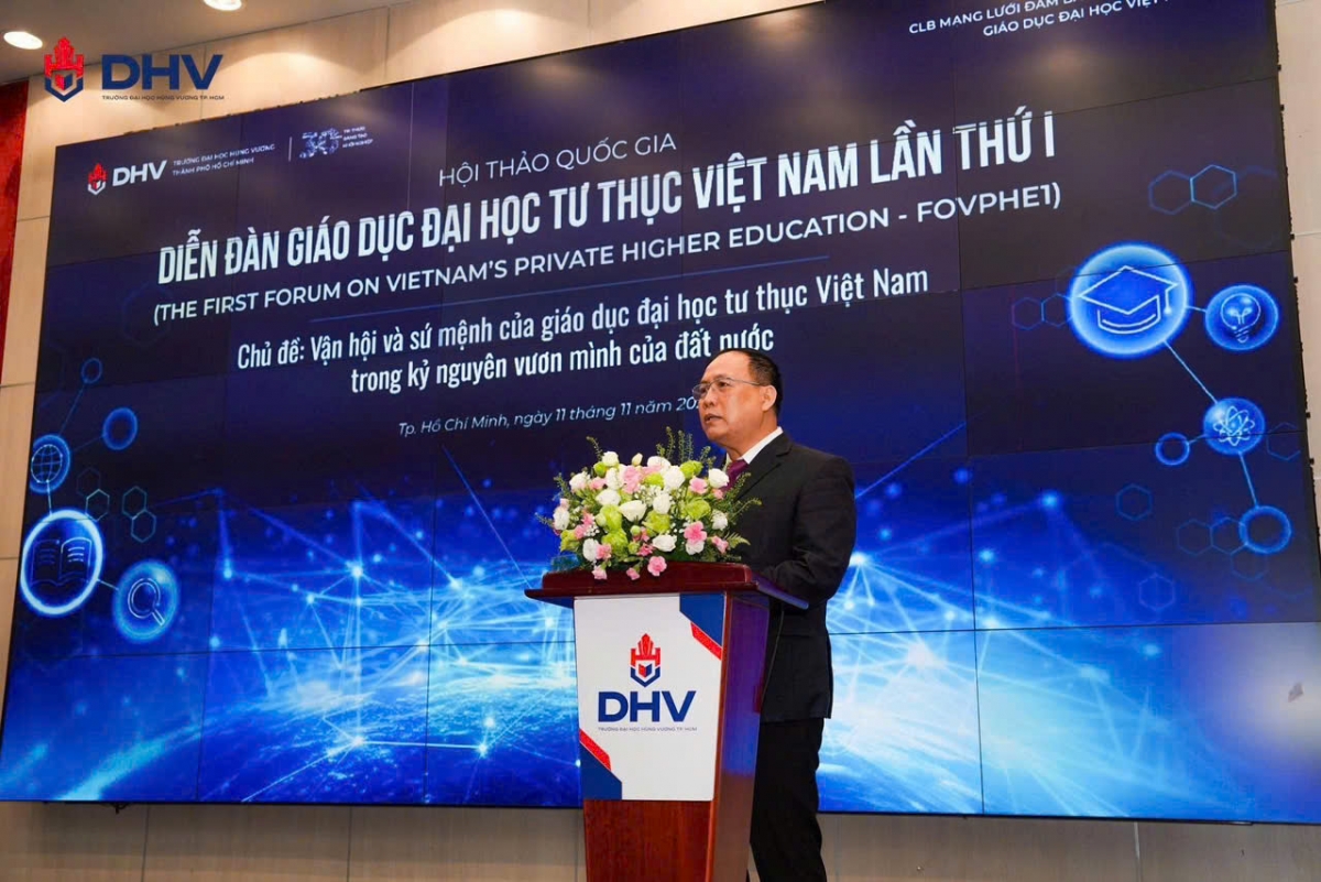 GS.TSKH Nguyễn Đình Đức, Chủ tịch Câu lạc bộ mạng lưới bảo đảm chất lượng giáo dục đại học Việt Nam
(Ảnh BTC)