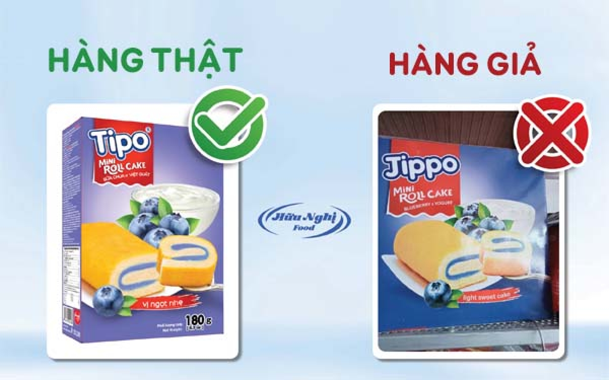 Hàng thật, hàng nhái giống nhau khiến người tiêu dùng khó nhận biết. Ảnh Internet