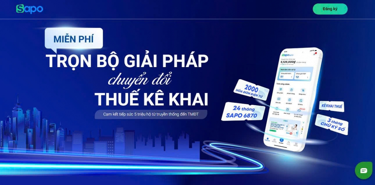 Chuyển đổi mô hình, hộ kinh doanh sẽ được hỗ trợ miễn phí các phần mềm quản lý bán hàng, xuất hóa đơn điện tử và kê khai thuế