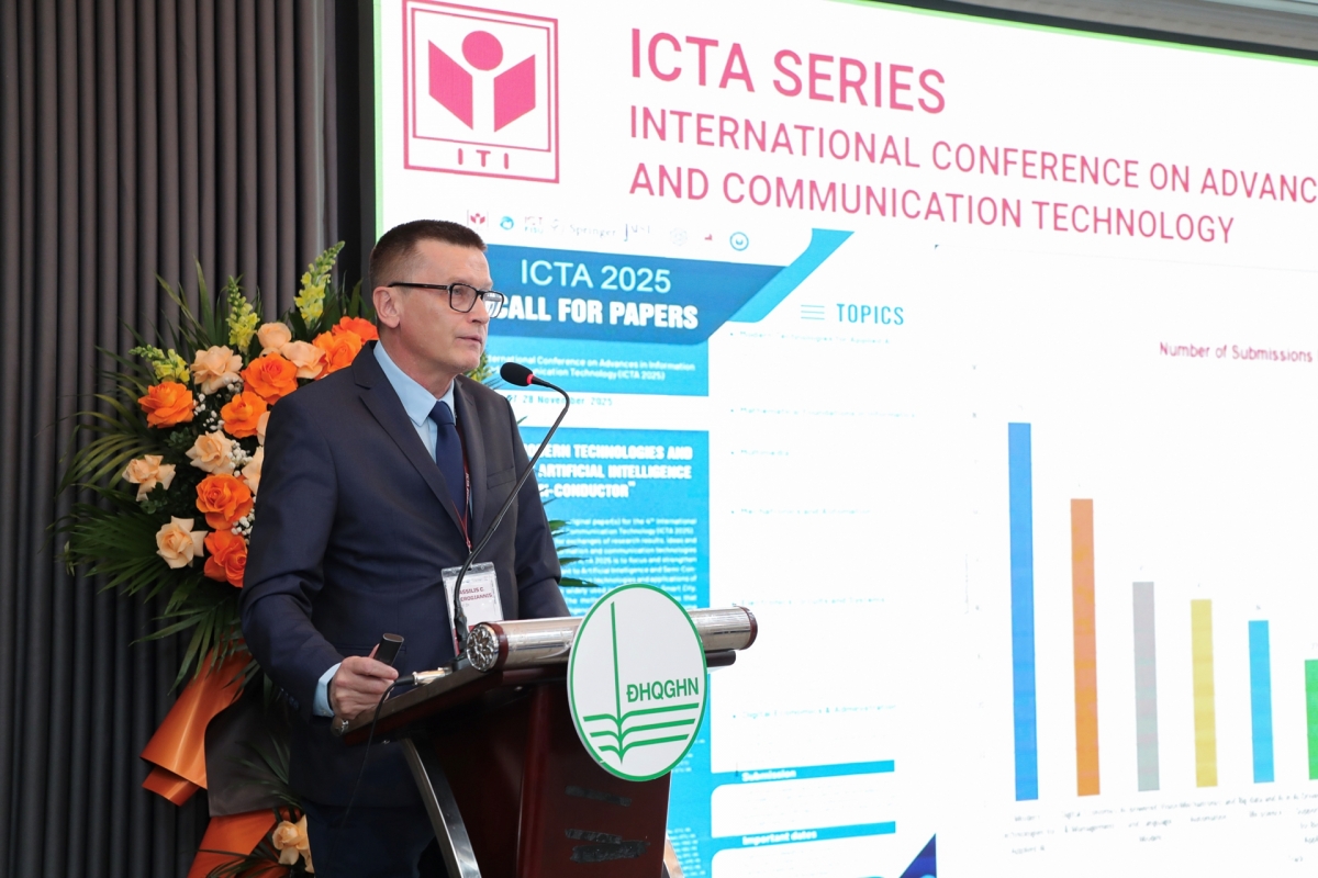 GS.TS. Vassilis C. Gerogiannis, ĐH Thessaly, Larissa (Hy Lạp)
(Ảnh : VNU)