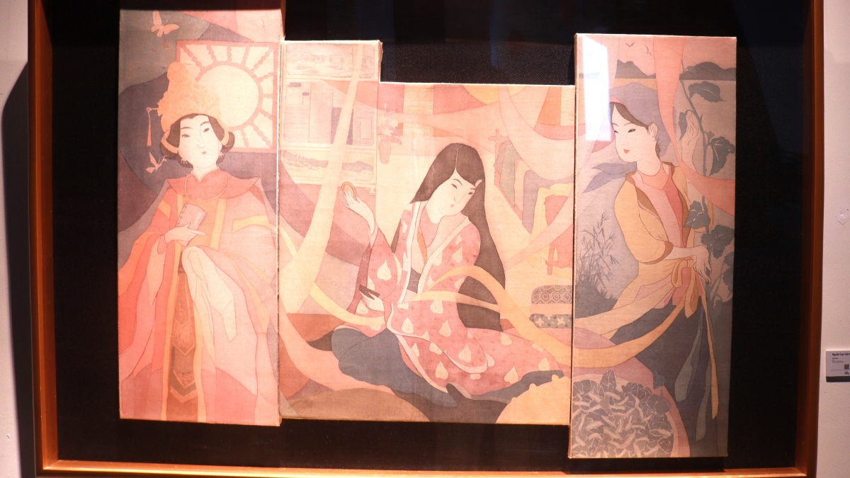 Tác phẩm "Cô gái hái dâu". Ảnh: BTC