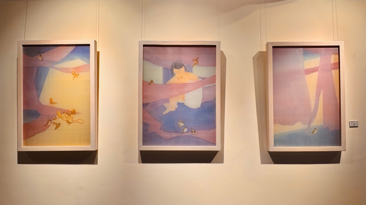 Tác phẩm "Vùng an toàn". Ảnh: BTC