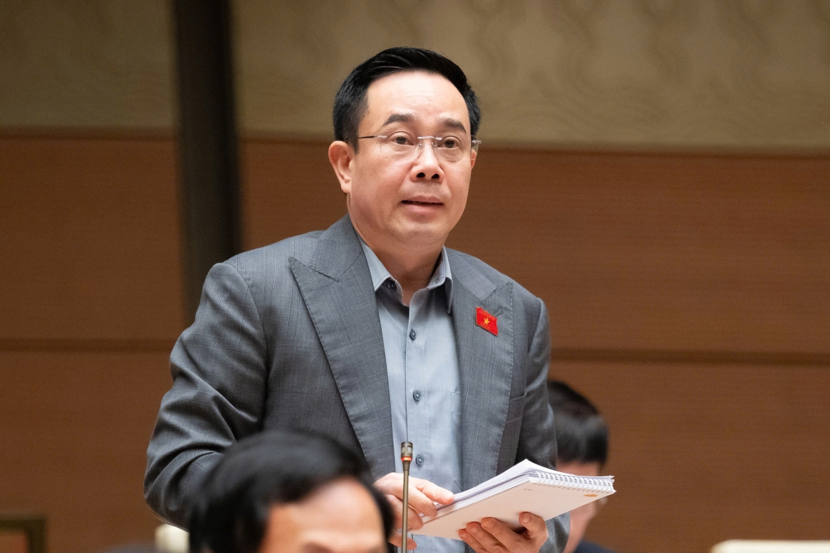 Đại biểu Nguyễn Văn Huy - Đoàn ĐBQH tỉnh Hưng Yên.