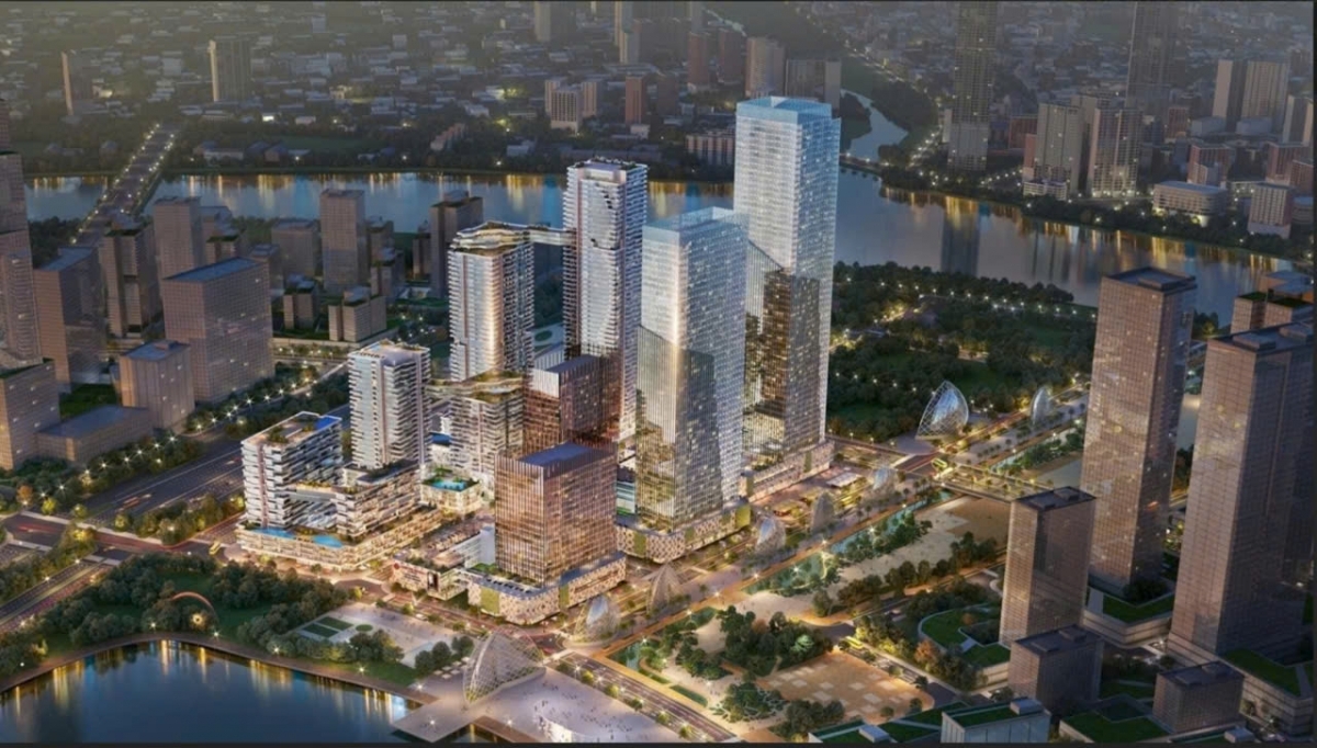 Trung tâm tài chính quốc tế sẽ được xây dựng tại TP Hồ Chí Minh. Ảnh: cafef.vn