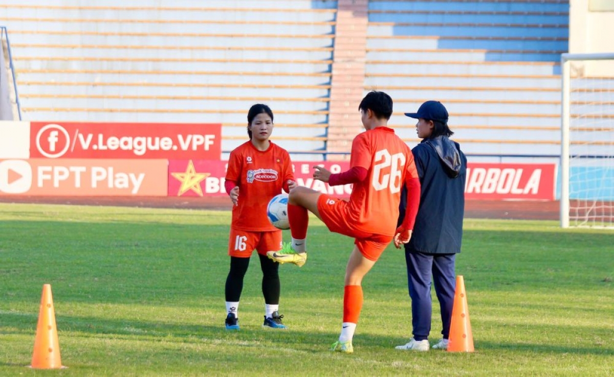 Tuyển nữ Việt Nam bước vào giai đoạn tập luyện quan trọng
(Ảnh: Quốc Đại)