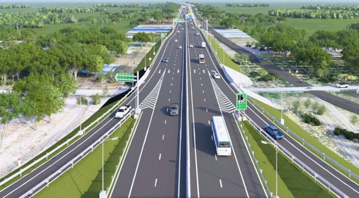 Phối cảnh Dự án đầu tư xây dựng đường Vành đai 4 TPHCM qua Bình Dương. (Ảnh: baochinhphu.vn)