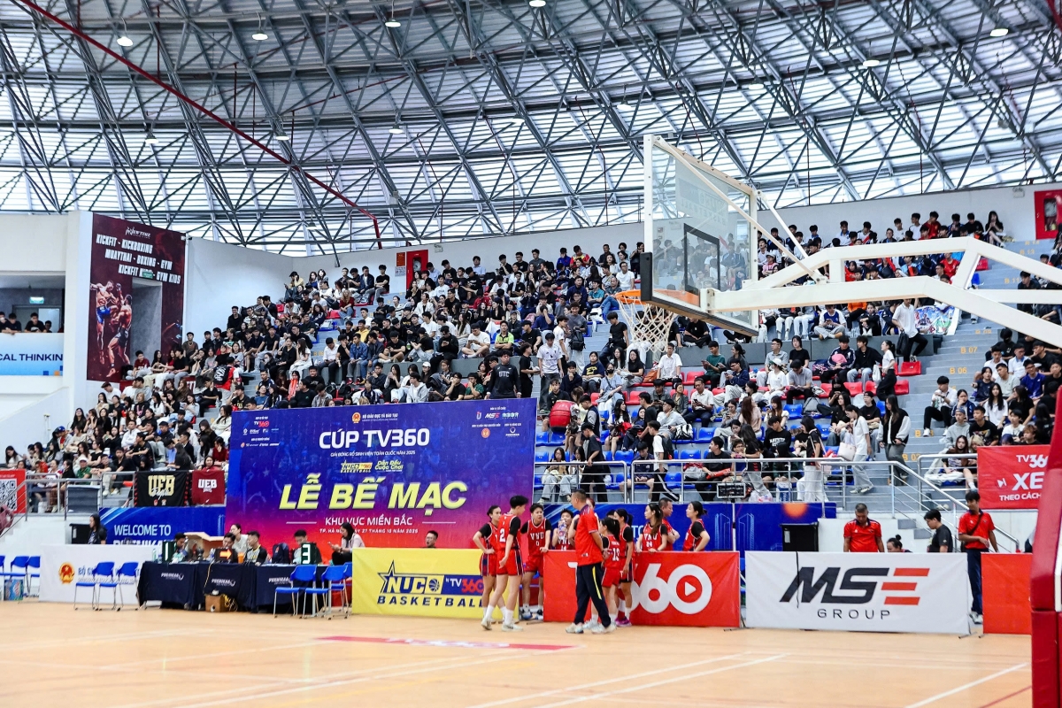 Các trận đấu trong khuôn khổ giải đấu luôn thu hút đông đảo các bạn sinh viên đến NTĐ cổ vũ (ảnh: BTC)