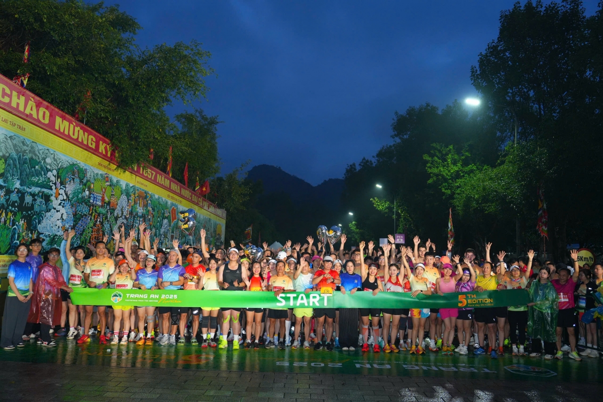 Hơn 10 nghìn VĐV tranh tài ở 4 cự ly của giải Marathon Trang An 2025 (ảnh: BTC)