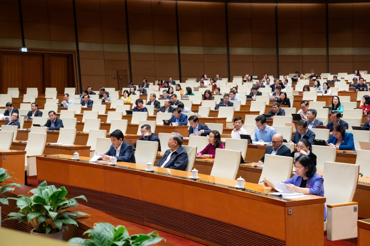 Các đại biểu dự Phiên họp. Ảnh: quochoi.vn