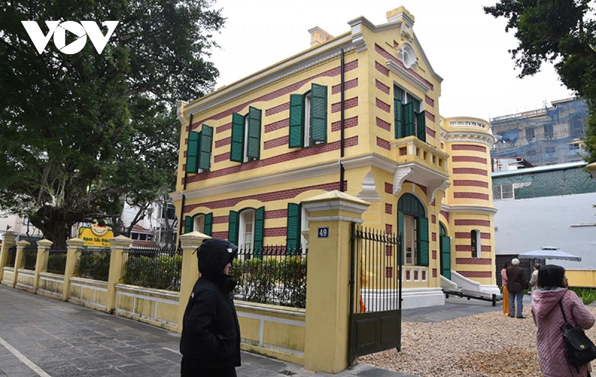 Biệt thự Pháp cổ tại số 49 phố Trần Hưng Đạo, thành phố Hà Nội