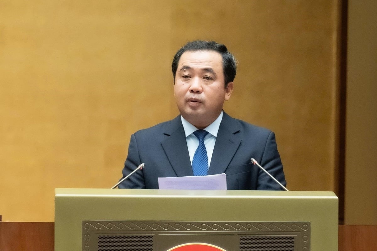 Bộ trưởng Bộ Nông nghiệp và Môi trường Trần Đức Thắng. Ảnh: quochoi.vn