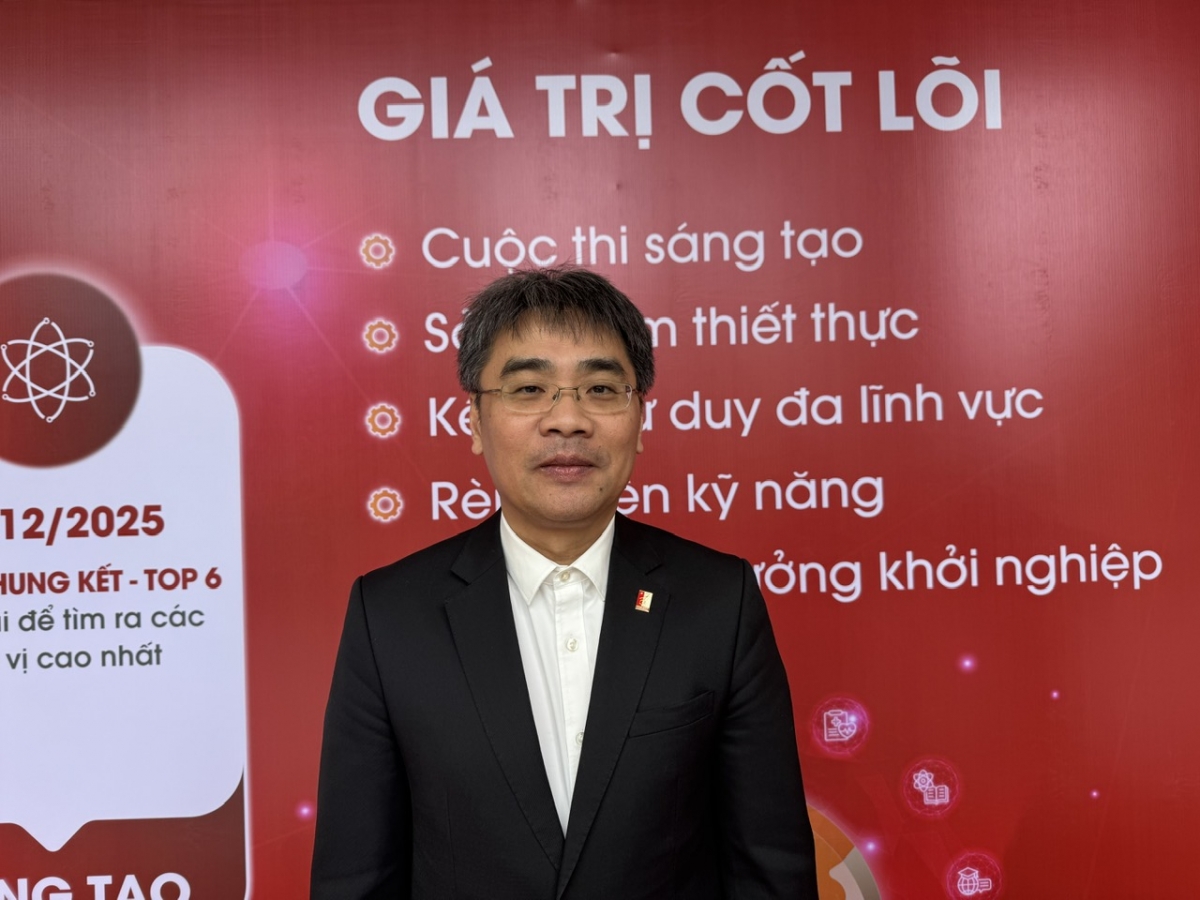 PGSTS Huỳnh Đăng Chính - Phó Giám đốc ĐH Bách Khoa Hà Nội (Ảnh: Thu Lương)