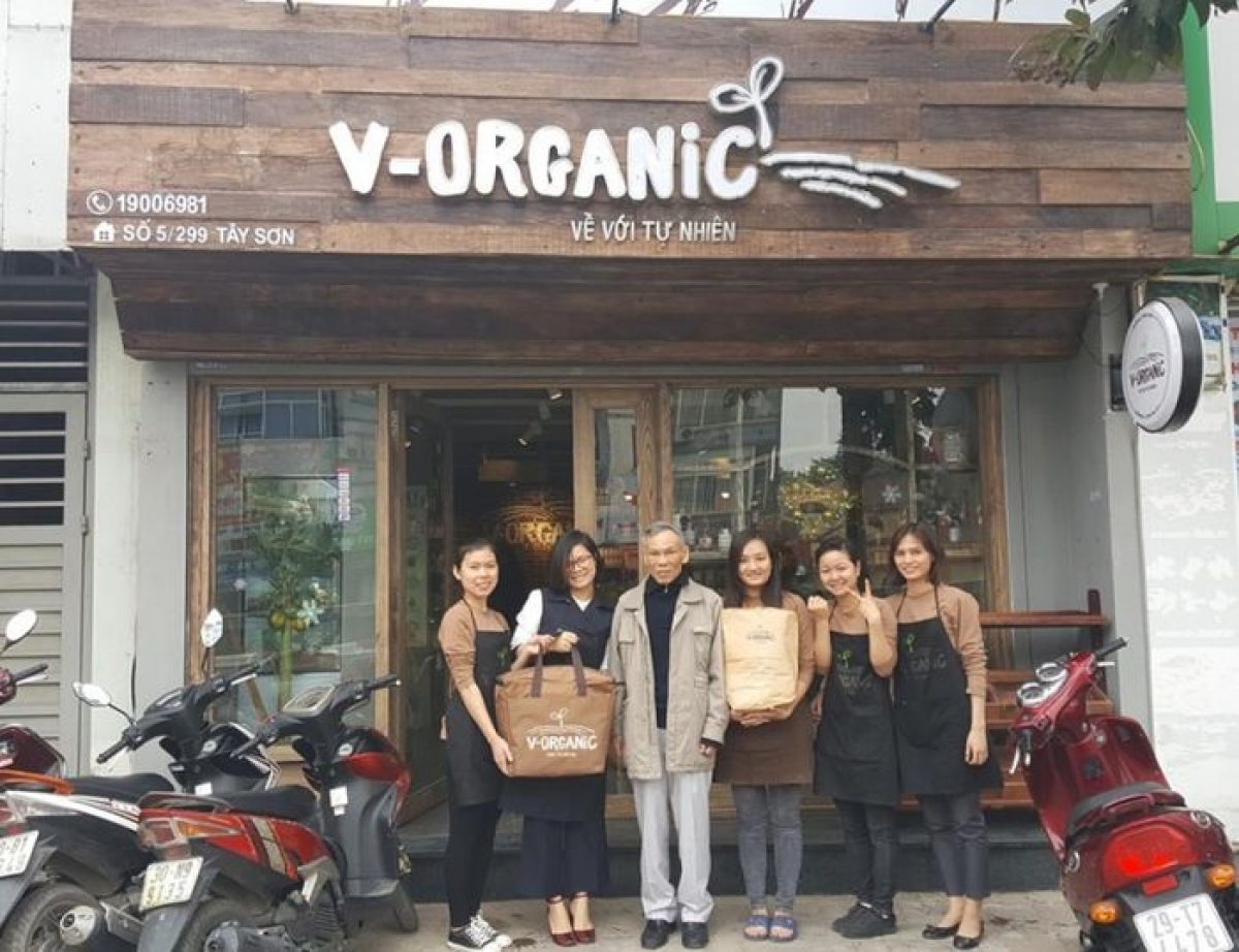 Trang trại của V-Organic được chăn nuôi theo quy trình khép kín. Ảnh: NVCC
 