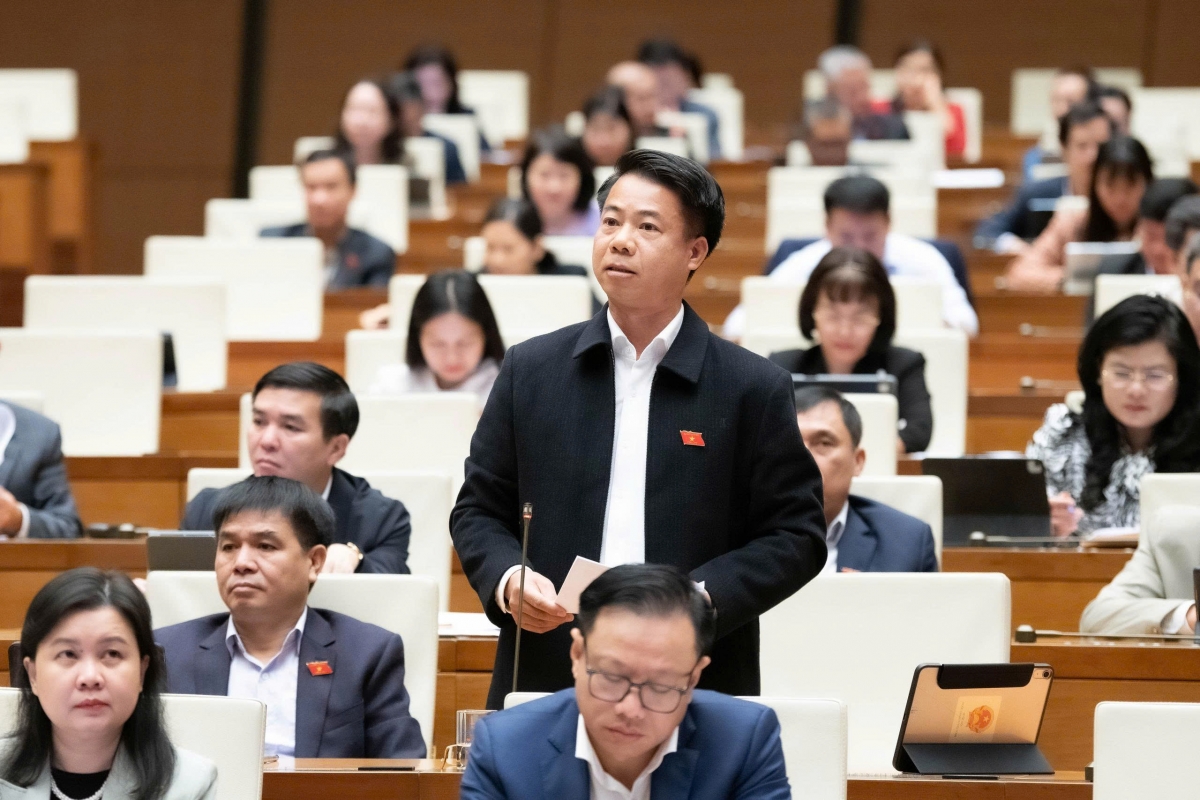 Đại biểu Hoàng Quốc Khánh, Đoàn ĐBQH tỉnh Lai Châu. Ảnh: quochoi.vn