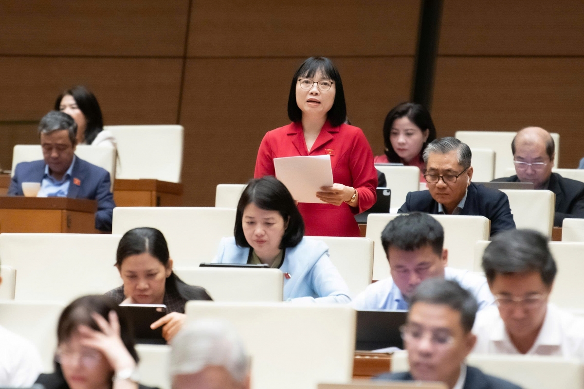 Đại biểu Nguyễn Thị Việt Nga, Đoàn ĐBQH thành phố Hải Phòng. Ảnh: quochoi.vn