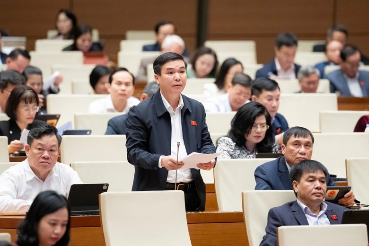 Đại biểu Hà Sỹ Huân, Đoàn ĐBQH tỉnh Thái Nguyên. Ảnh: quochoi.vn