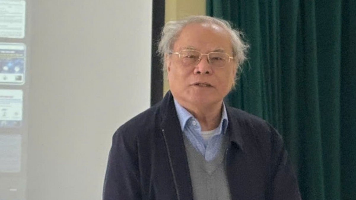 TS Nguyễn Việt Hải, Chủ tịch Hội Toán học Hà Nội (Ảnh: Thu Lương)