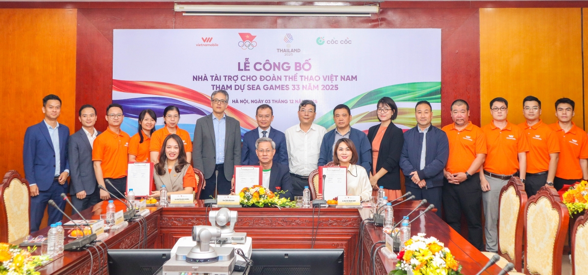 Đoàn TTVN có thêm 2 đơn vị đồng hành trong thời gian tham dự SEA Games 33 (ảnh: VOC)