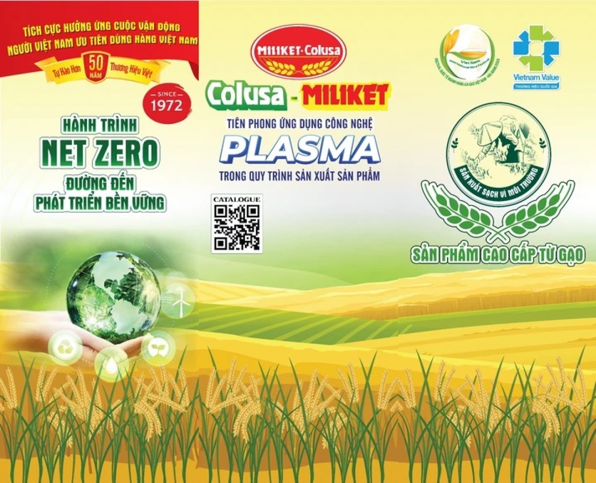 Colusa - Miliket đã nhận về rất nhiều các giải thưởng về Hàng Việt Nam chất lượng cao (Ảnh: Internet)