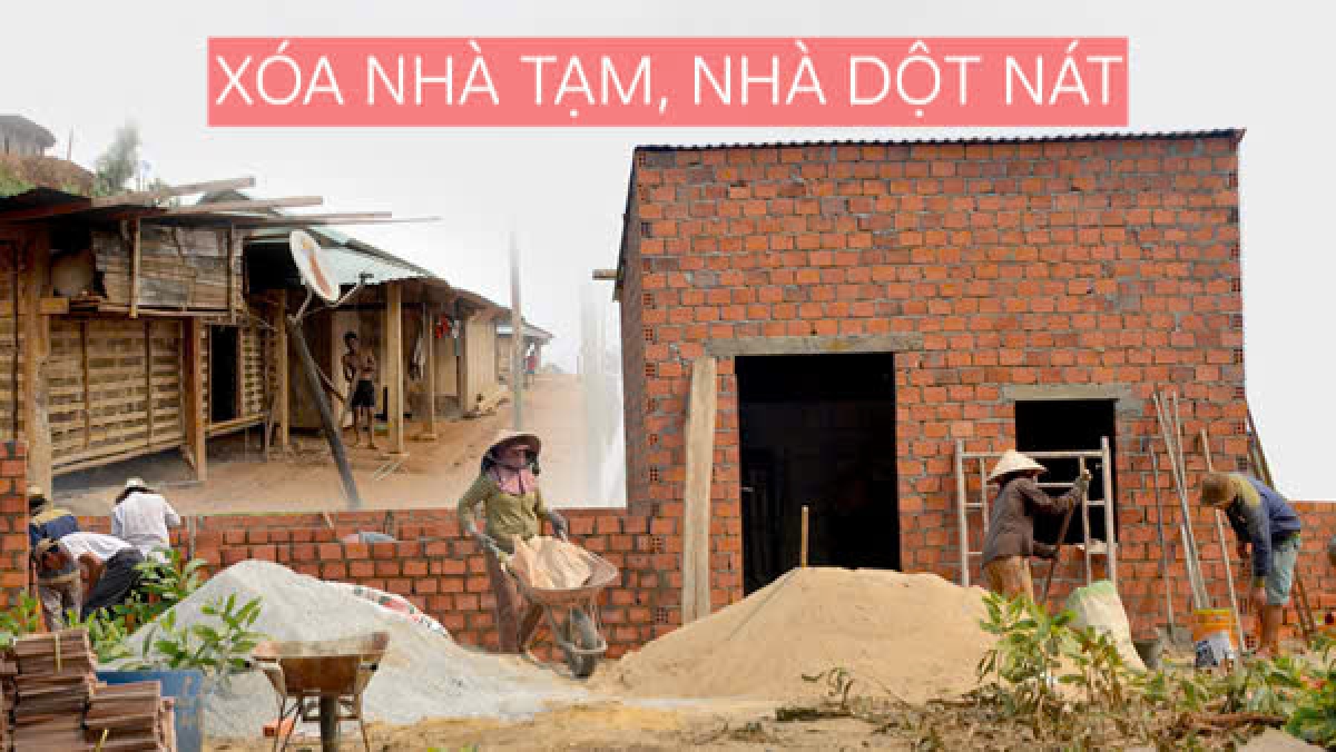 Cả nước chung tay xóa nhà tạm, nhà dột nát
