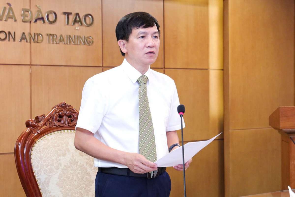 PGS.TS Phạm Quốc Khánh, Phó Cục trưởng Cục Quản lý chất lượng, Bộ GD-ĐT
(Ảnh: moet)