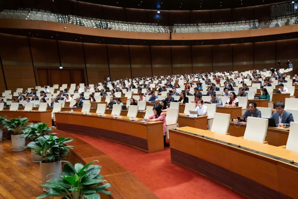 Các đại biểu tham dự phiên họp. Ảnh: Media Quốc hội