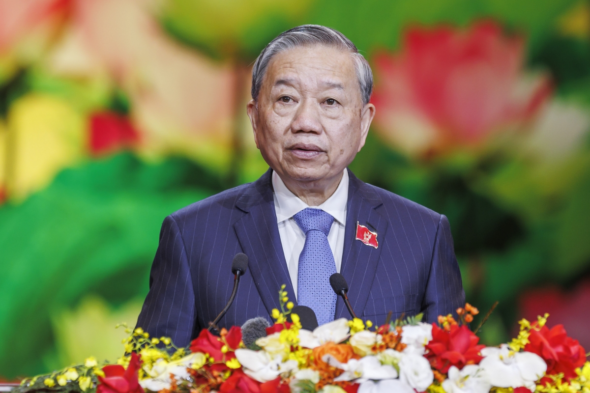 Tổng Bí thư Tô Lâm phát biểu chỉ đạo Đại hội