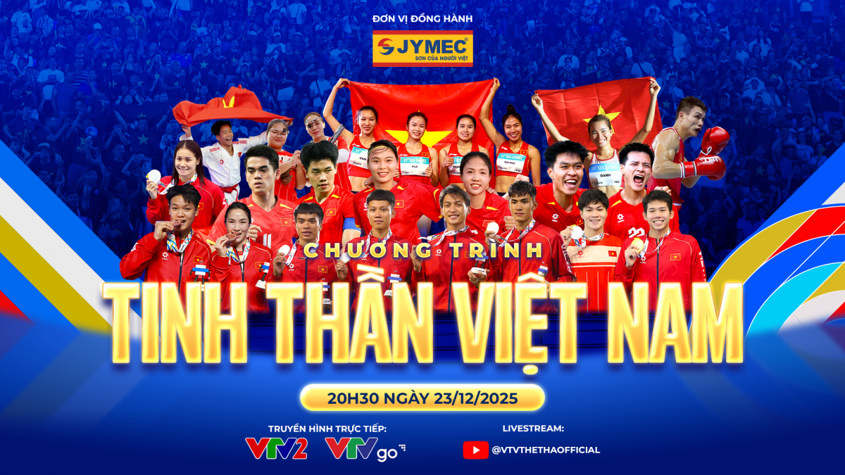 Chương trình tôn vinh những VĐV Việt Nam vừa giành thành tích cao tại SEA Games 33 (ảnh: BTC)