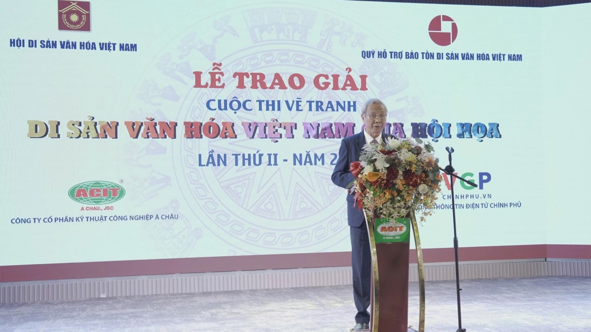 PGS. TS Đỗ Văn Trụ - Chủ tịch Hội Di sản Văn hóa Việt Nam. Ảnh: Thanh Huyền - VOV2