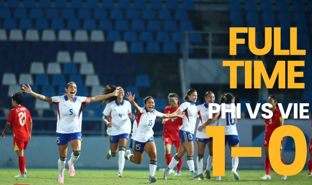 Chiến thắng bất ngờ cho đội tuyển nữ Philippines (Ảnh: PAFA)