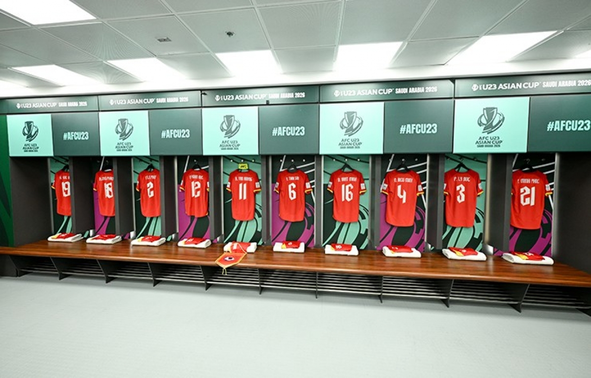 Hành trình đầy cảm xúc của đội tuyển U23 Việt Nam tại VCK U23 châu Á 2026 đã phải dừng lại ở vòng bán kết. Ảnh: VFF. 