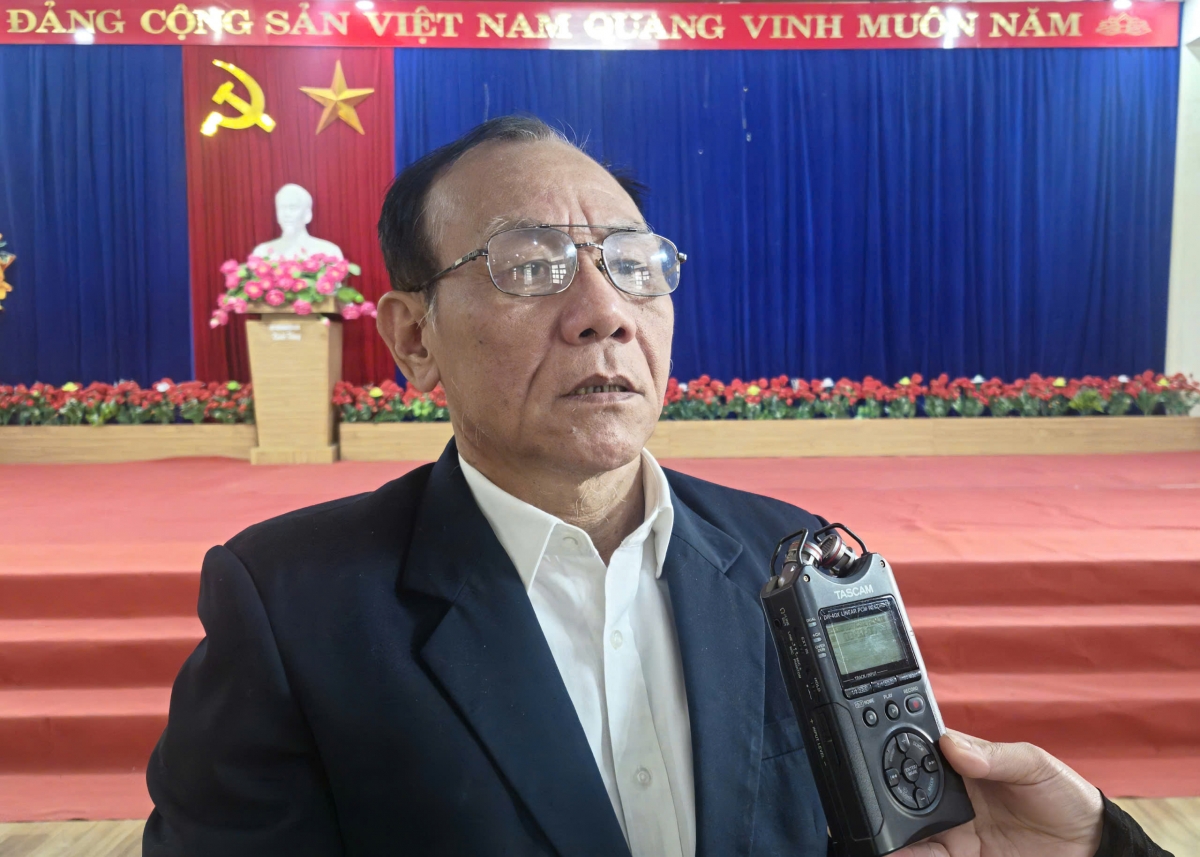 Ông Nguyễn Văn Thống - Bí thư Chi bộ thôn 6, xã Yên Bình, tỉnh Lào Cai (Ảnh: TTTB)