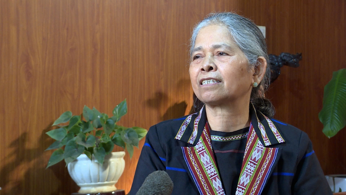 Bà Rơ Châm H’Yéo - nguyên Ủy viên Ban Thường vụ Tỉnh ủy,
nguyên Chủ tịch Ủy ban MTTQ Việt Nam tỉnh Gia Lai
(Ảnh: Nguyễn Thảo)