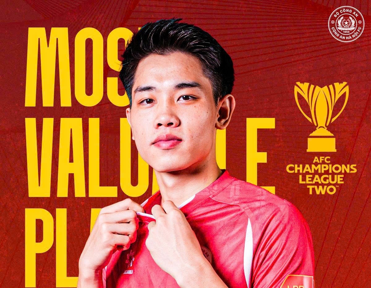 ĐB7 nhận danh hiệu MVP tại AFC Champions League Two
(Ảnh: CAHN)