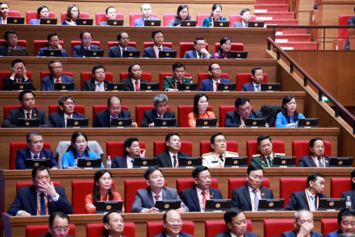 Đại hội XIV của Đảng - niềm tin và khát vọng phát triển. Ảnh: TTXVN