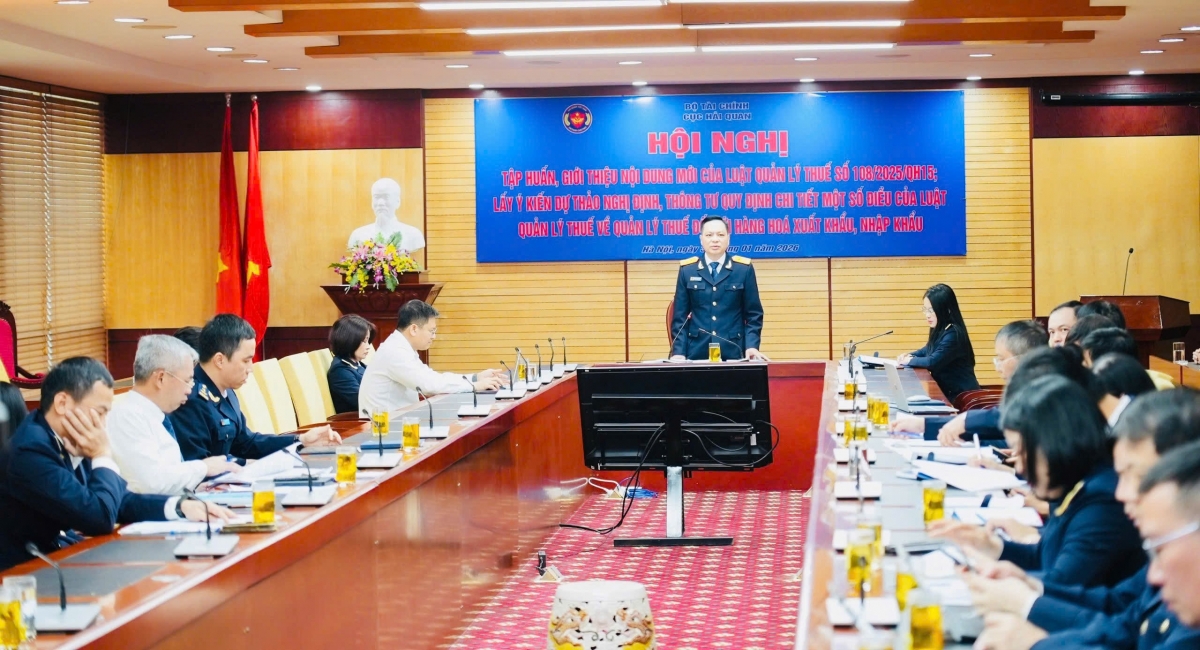 Ngành Hải quan phổ biến các quy định mới về quản lý thuế xuất, nhập khẩu - Ảnh: Cục Hải quan